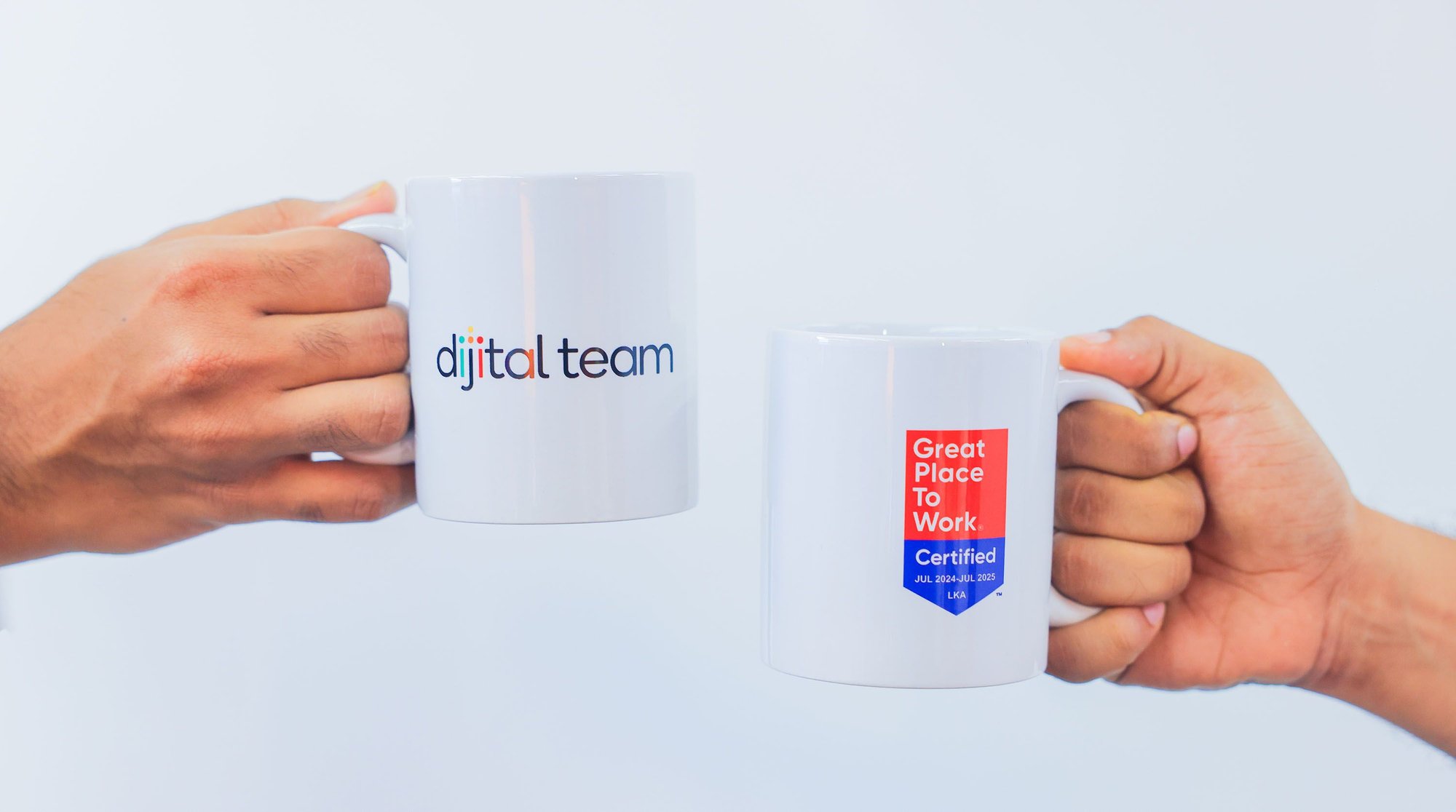Dijital team Mug and Great place to work mug