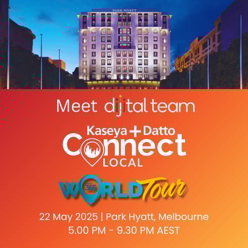 Kaseya Datto Connect Local Melbourne 2025 - LP Image