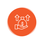 Salary increase icon