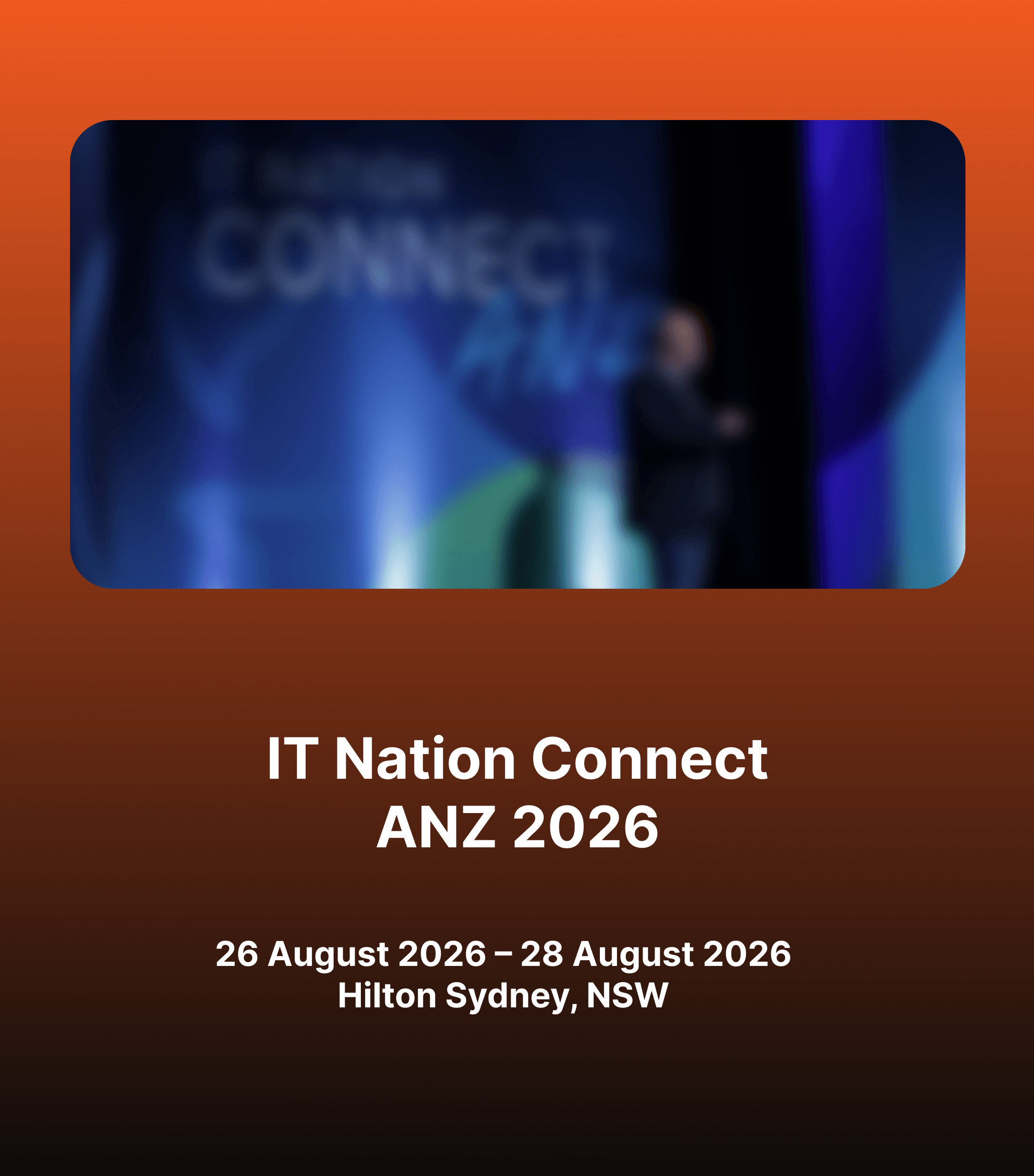 IT Nation Connect ANZ