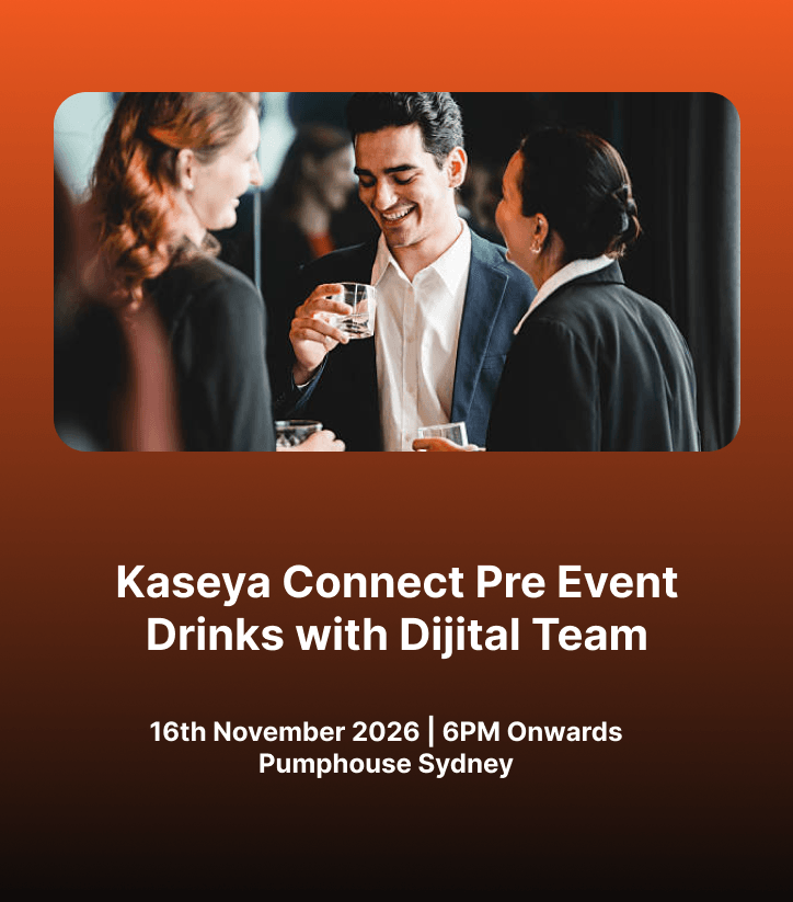 Kaseya Connect Pre Drinks