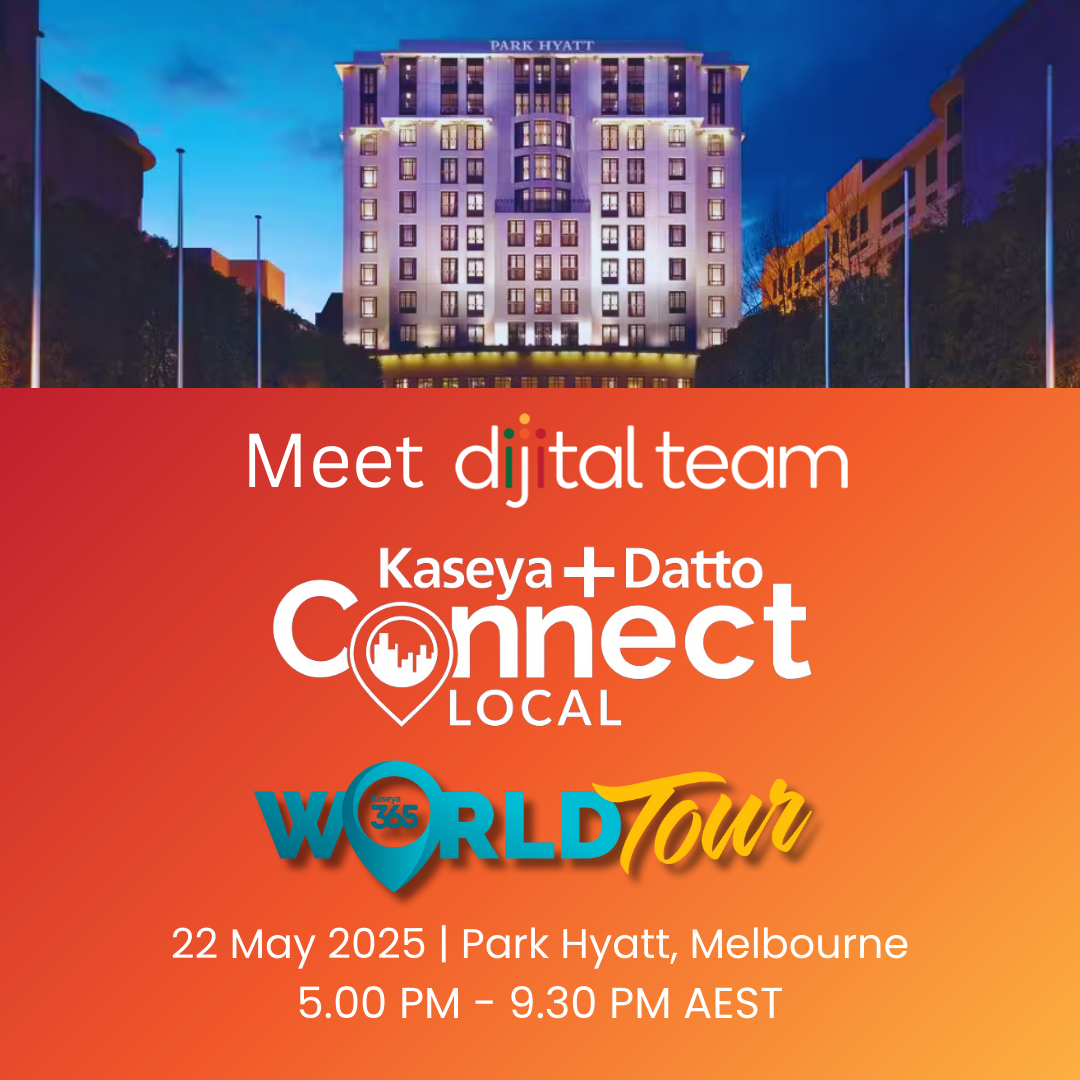 Kaseya Datto Connect Local Melbourne 2025 - LP Image